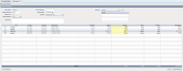 Process EOB as Normal, But Apply Same Total as a Negative Amount to the Credit Invoice - Step 1