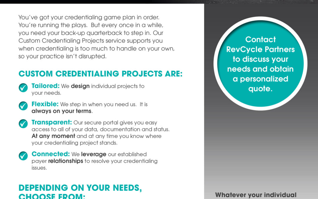 WeCredential Custom Credentialing Projects